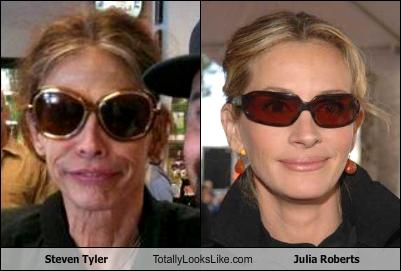 Steven Tyler Totally Looks Like Julia Roberts 