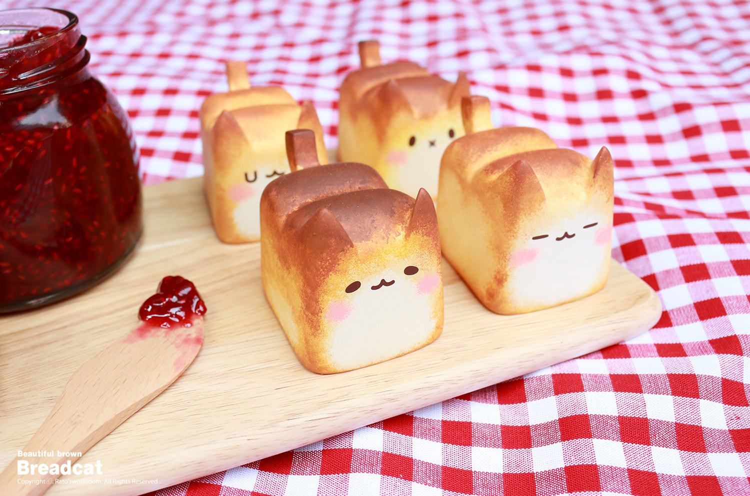 bread cat plush