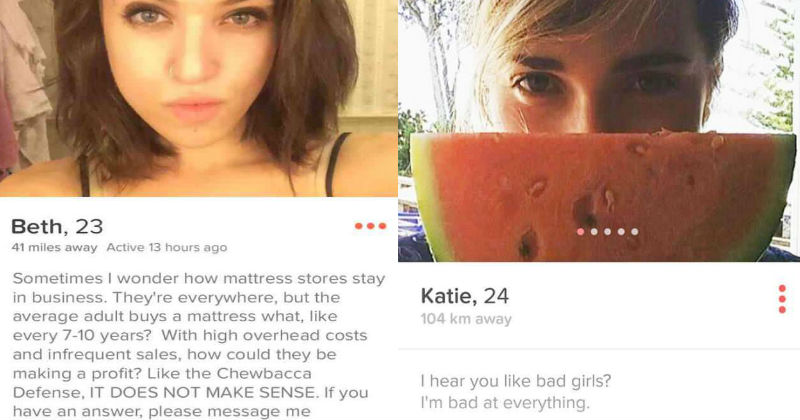 158 Funny Tinder Profiles That Will Make You Look Twice