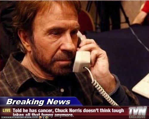 Breaking News - Told he has cancer, Chuck Norris doesn't think tough ...