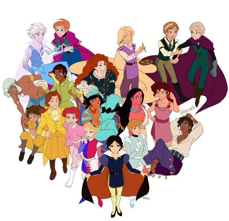 Rule 63 Disney Best of Disney Art by - Best of Disney Art