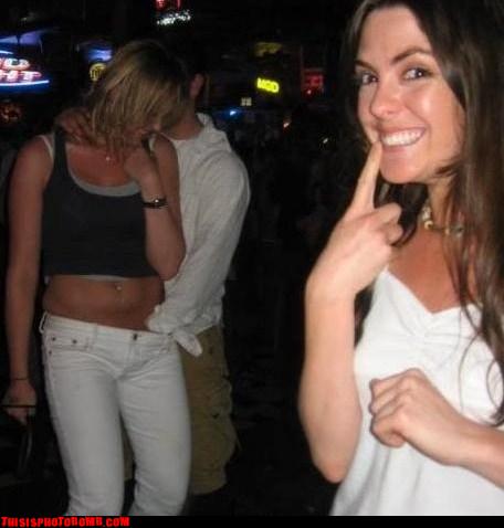 Party In Her Pants - Photobombs - photobomb that guy