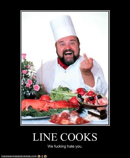 LINE COOKS - Cheezburger - Funny Memes | Funny Pictures