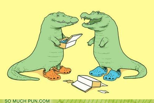 Puns crocodile Funny Puns Pun Pictures Cheezburger