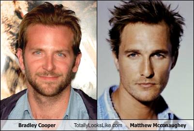 Bradley Cooper Totally Looks Like Matthew Mcconaughey  Totally Looks Like