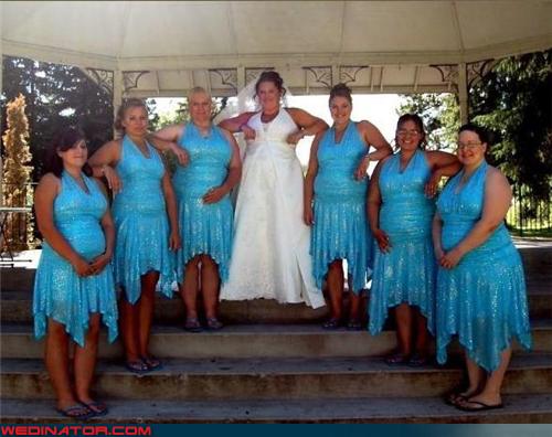 tacky bridesmaids dresses