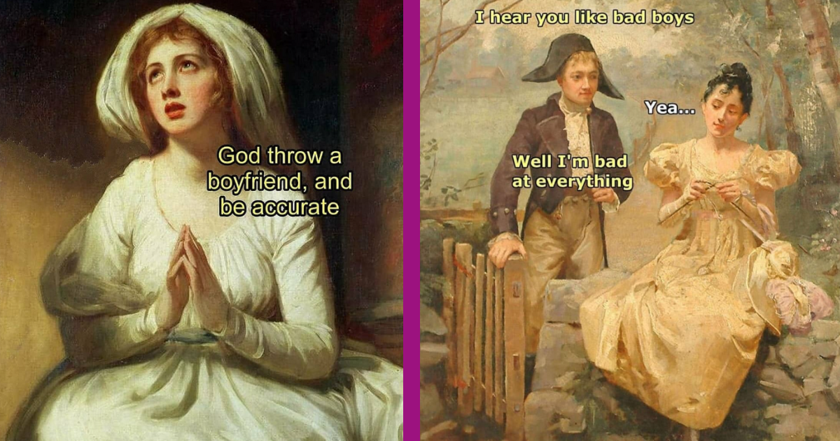 Romantic Realism: 30 Classical Art Memes Illustrating the Ins and Outs ...