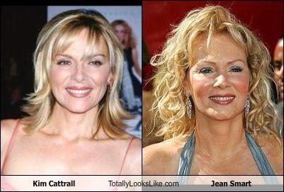 Kim Cattrall Totally Looks Like Jean Smart - Totally Looks Like