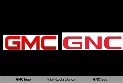 GMC logo Totally Looks Like GNC logo - Totally Looks Like