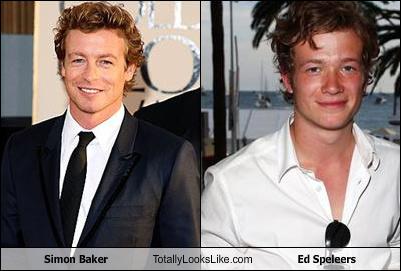 Simon Baker Totally Looks Like Ed Speleers - Totally Looks Like