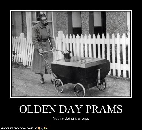 olden day prams