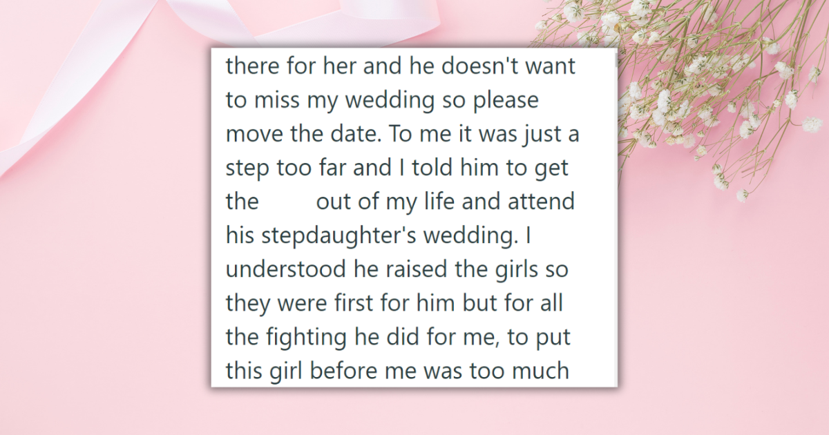 Father Chooses Stepdaughter Over Bio Son When They Plan Same Day