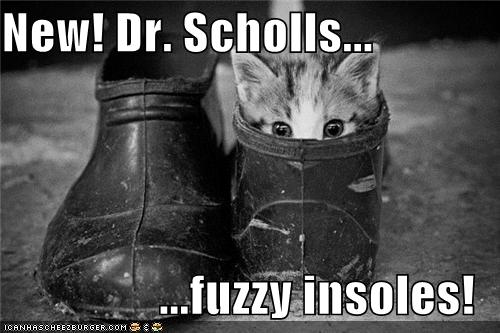 dr scholls fuzzy insoles