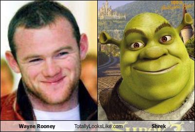 Wayne Rooney Totally Looks Like Shrek - Totally Looks Like