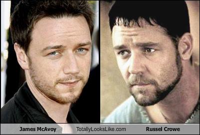 James Mcavoy Russell Crowe