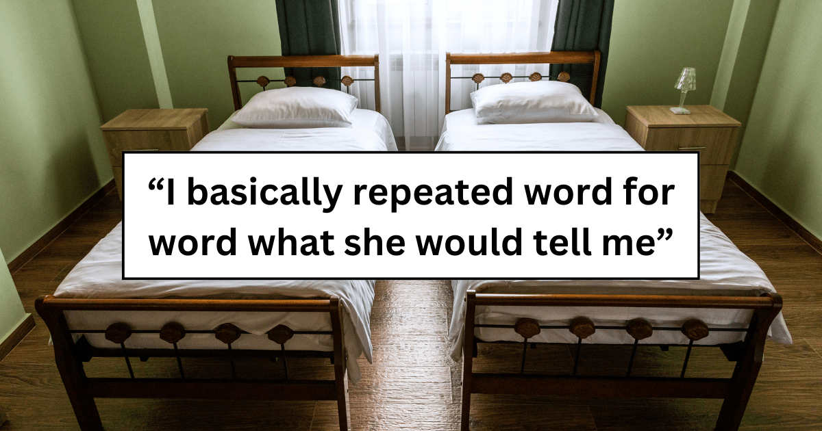 25-year-old woman gets revenge on mother by refusing to let her share a room with her stepfather in her home, mother and stepfather leave the next morning: “My grandmother called me to tell me off”