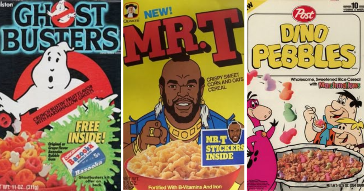 30 Retro Cereal Boxes That Defined our Childhood