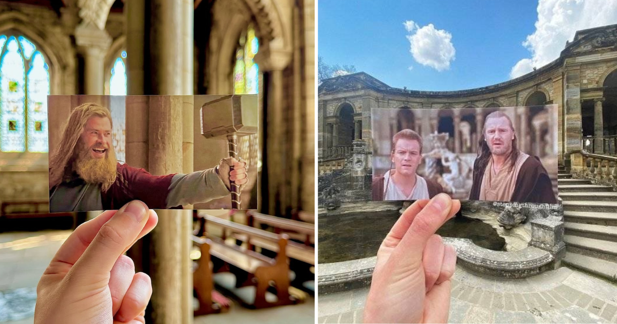 This Guy Tracks Down Movie Locations and Recreates Iconic Shots Like a Total Legend