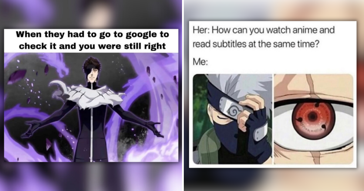 27 Naruto Bleach And One Piece Memes For Millennial Anime Fans That 