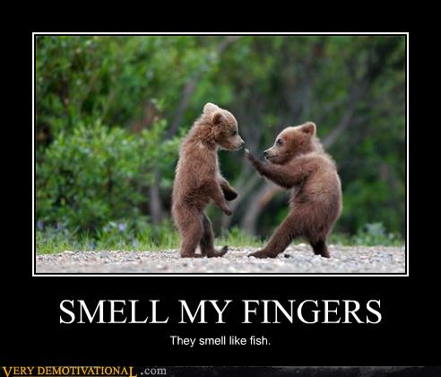 Smell my finger