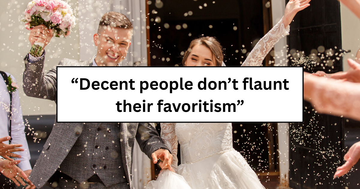 “You can tell who the favorite kid is”: Man spends $10k on youngest son’s wedding, but $30k on eldest, causing favoritism dispute