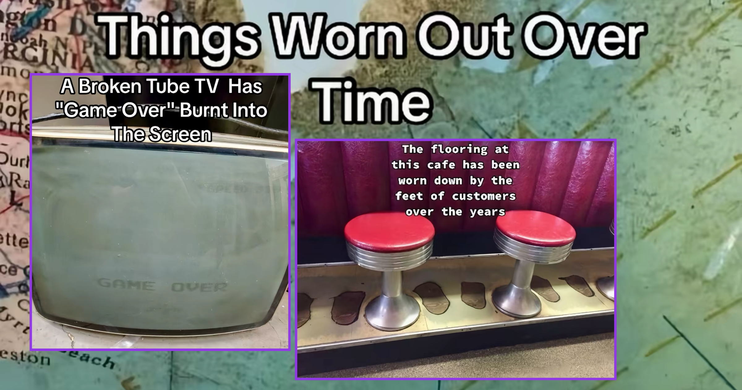 27 Pictures of things worn down over time from back when things were built to last and we weren’t as worn out