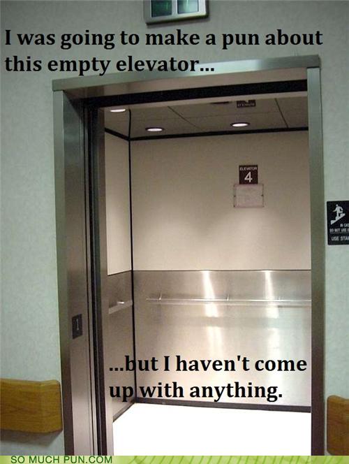 Puns - elevator - Funny Puns - Pun Pictures - Cheezburger