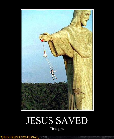 funny jesus statue
