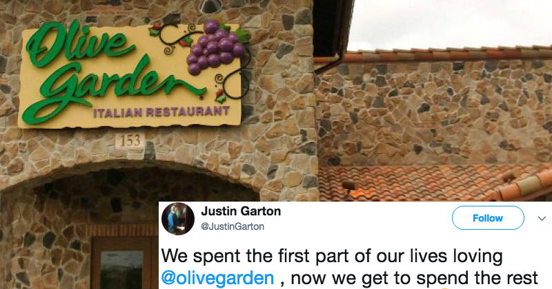 Pasta Crazy Couple Honors Olive Garden With Their Baby S Name
