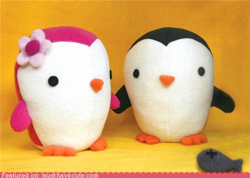 cute penguin plushies