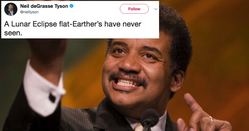 Neil Degrasse Tyson Trolls Flat Earthers On Twitter With Fake