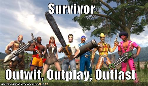 Survivor Outwit Outplay Outlast Cheezburger Funny Memes