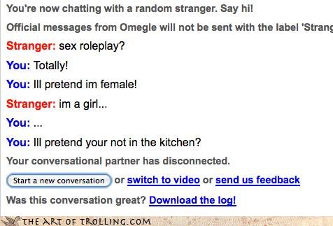 Conversation omegle sex Can Your