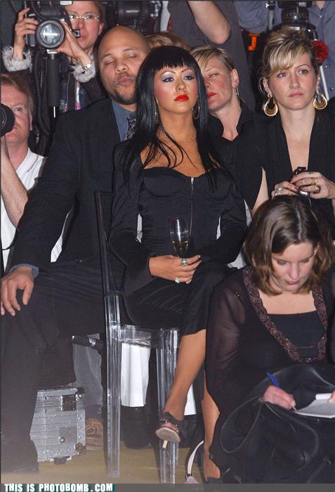 Christina Never even knew What hit Her - Photobombs - photobomb that guy