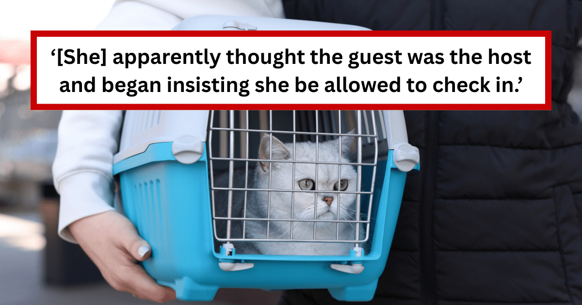 'I can't wait for this review': Airbnb host denies stay for entitled woman demanding to bring her fake "service cat", she then shows up at their property and chases away existing guest