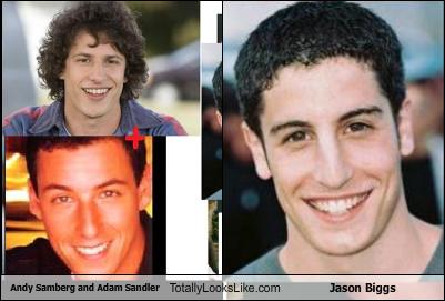 Andy Samberg and Adam Sandler Totally Looks Like Jason Biggs - Totally ...