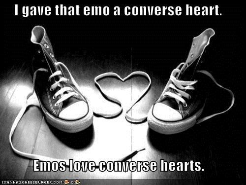 emo converse shoes