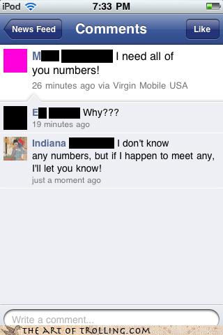 Art of Trolling - phone numbers - Troll Tricks and Pranks - Trolling ...