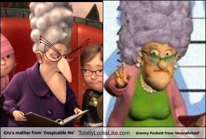 Gru's mother from 'Despicable Me' Totally Looks Like Granny Puckett ...