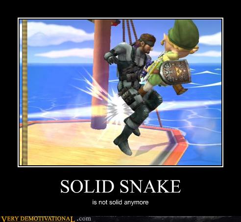 Very Demotivational - solid snake - Very Demotivational Posters - Start