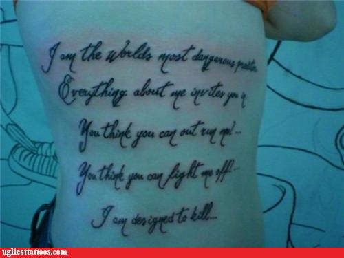 Nothing About This Tattoo Invites Me In - Ugliest Tattoos - funny ...