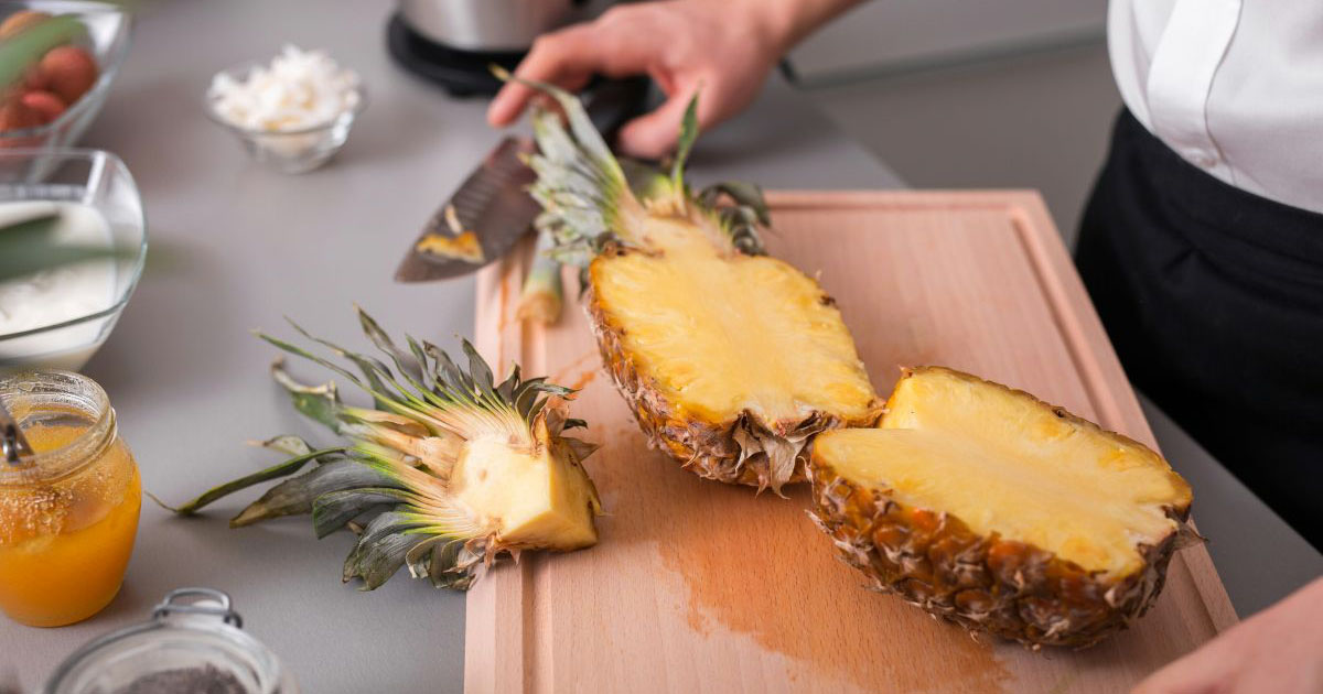 Dude cuts up and eats his roommate's pineapple because she bought it on December 19th: 'She has a history of leaving fruit on the shelves until it goes bad.'
