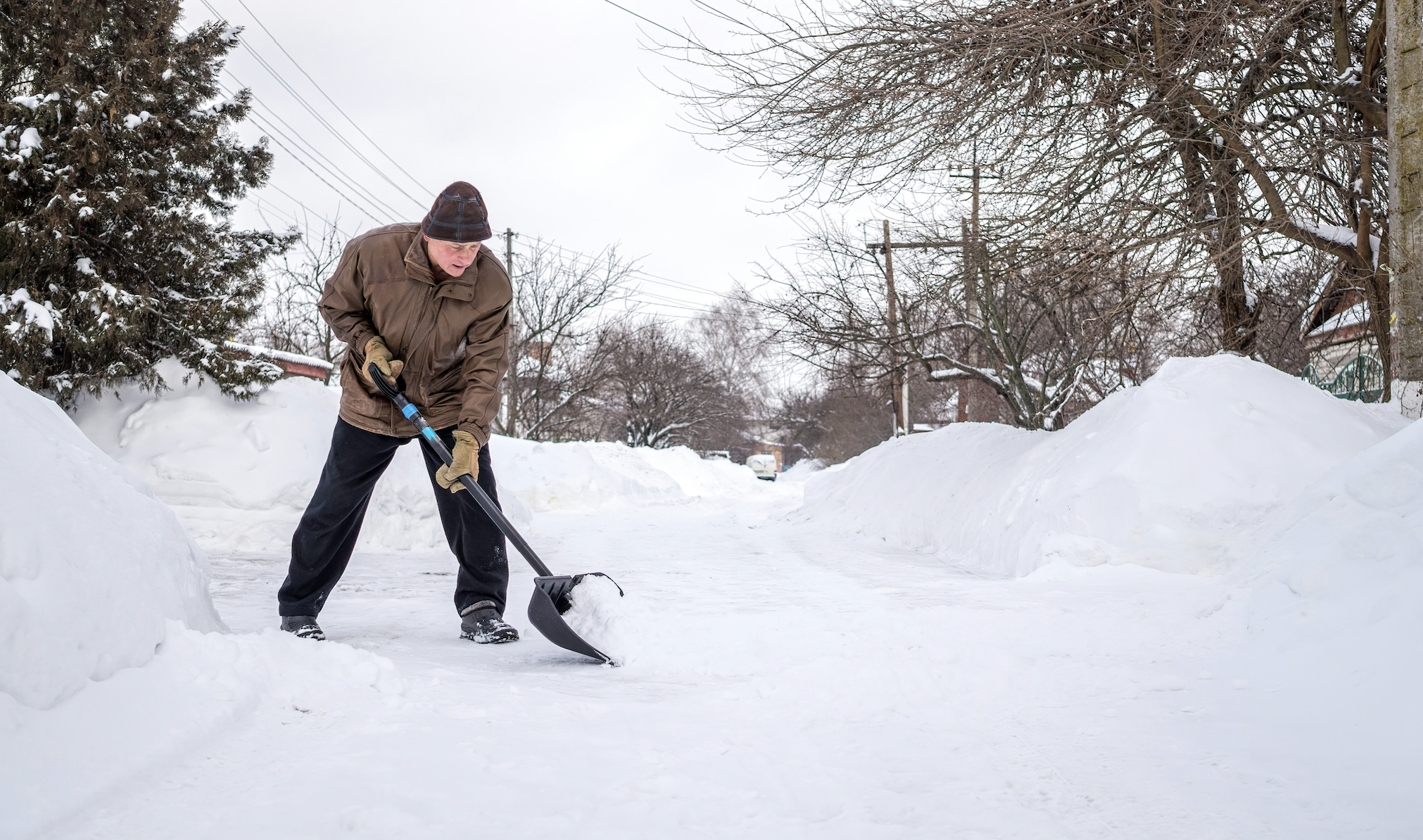 Homeowner shoveling snow for the neighborhood is confronted by neighbor who assumes he has been hired by the HOA and demands he clear her walkway: 'I've been waiting for my walkway to be shoveled out. Are you going to do it today?'