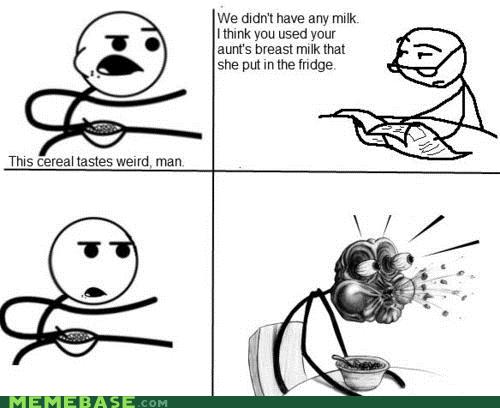 Cereal Guy: Mmm Milk! - Memebase - Funny Memes