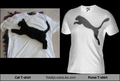Cat T-Shirt Totally Looks Like Puma T 