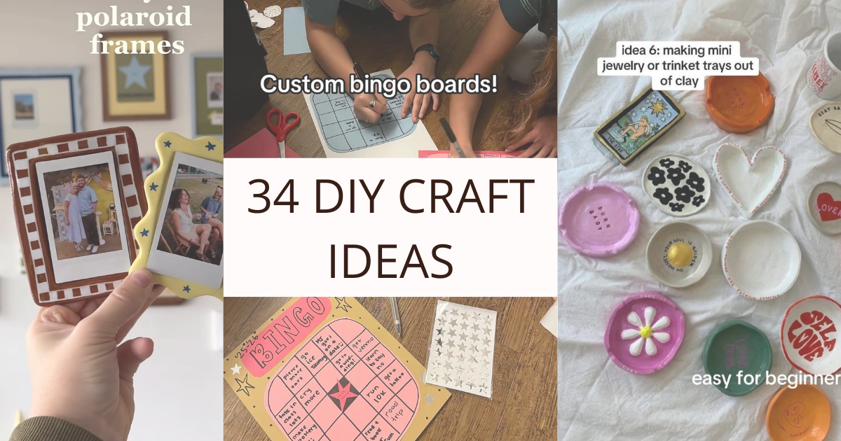 34 DIY Project Ideas To Do When your Feed Gets Boring