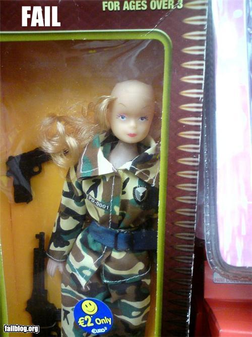 military barbie doll