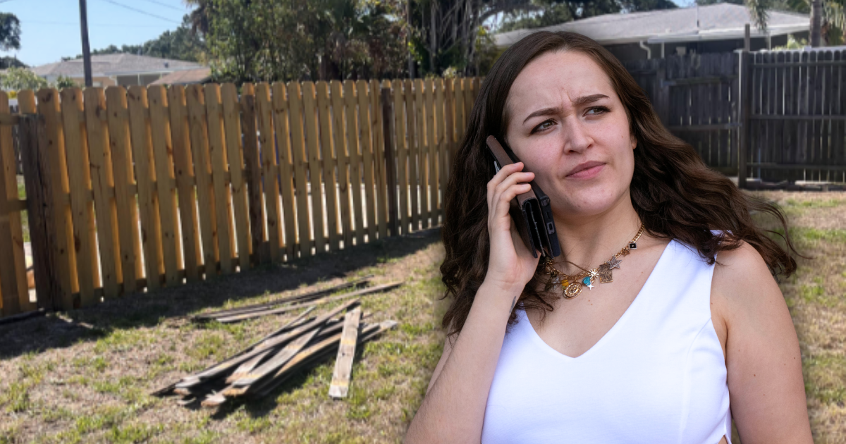 Neighbors dispute responsibility when the guy next door dumps scrap wood in his neighbor's yard after fronting the cost to build a shared fence: ‘His dog ruined [the fence]’