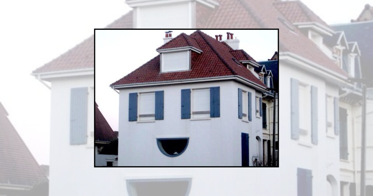 'These houses can't hide their emotions': 22 Funny faces on houses watching the neighborhood with big personalities