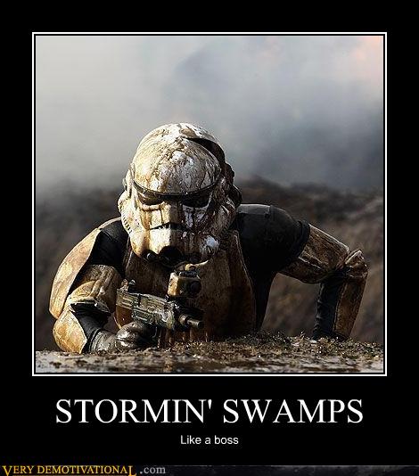 Stormin' Swamps - Very Demotivational - Demotivational Posters 